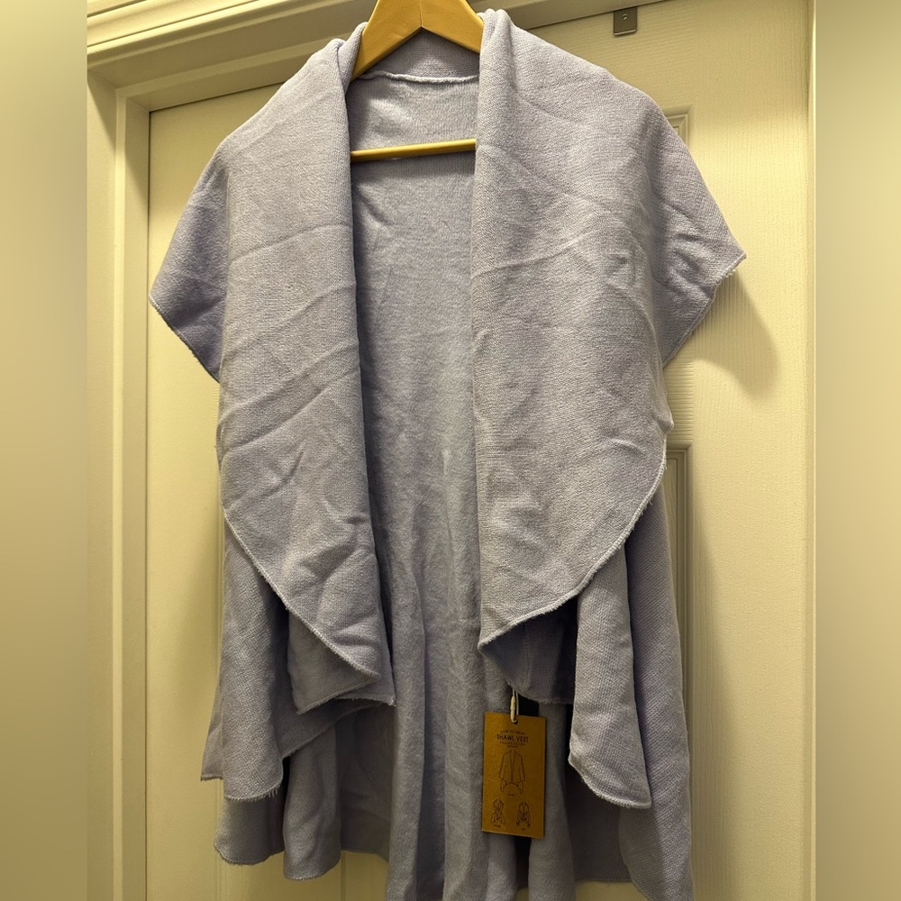 Shawl vest- cotton, one size